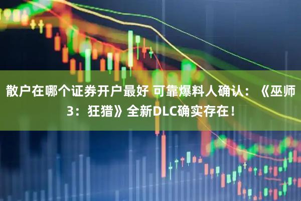 散户在哪个证券开户最好 可靠爆料人确认：《巫师3：狂猎》全新DLC确实存在！